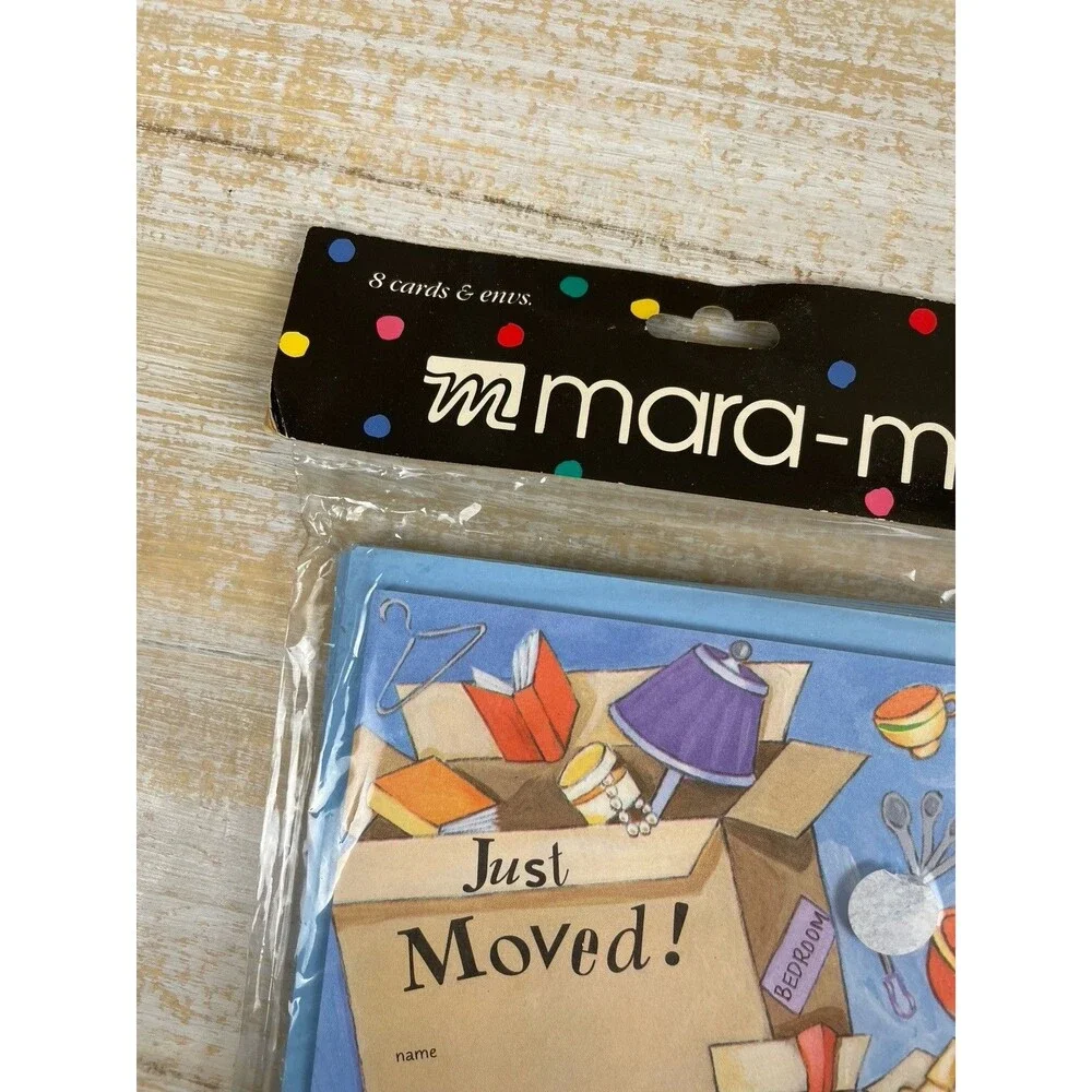 Just Moved Announcements Cards With Envelopes 5 Packs Of 8 (40 Total)